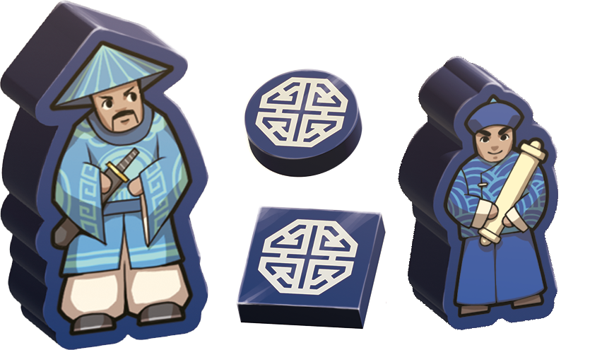 Pions bleus de Yínzi: Ming