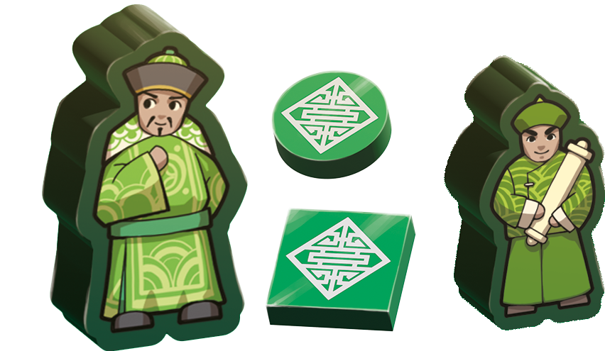 Pions verts de Yínzi: Ming